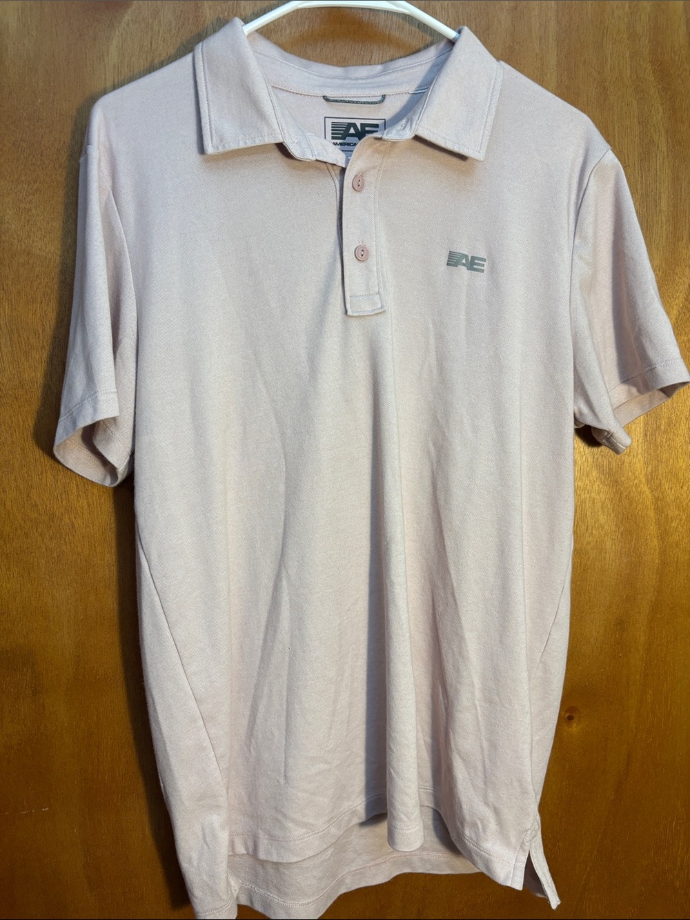 American Eagle Outfitters Light Pink Men’s Polo